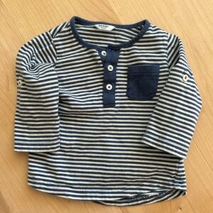 Boy Baby Boden Long Sleeve Shirt
